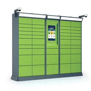 Уличный умный шкафчик для посылок 10,1/21,5 Дюймов, сенсорный экран, экспресс-доставка, Интеллектуальный шкаф для квартиры - Product Image 3