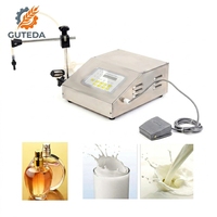 Mini machine de remplissage de liquides SS304 avec système de contrôle PLC, haute précision, pour boissons et verres, fonctionnement simple, garantie 1 an