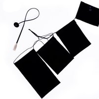 Kit de 4 láminas calefactoras de grafeno con un controlador para cuatro películas calefactoras, tamaño y voltaje personalizables para chalecos, chaquetas y ropa con calefacción.