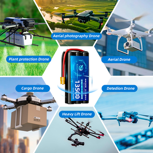 סוללת ליפו CALH 6S 13500 מיליאמפר/שעה לרחפן FPV, 22.8 וולט, 10C, קצב פריקה גבוה, מתח גבוה, סוללת ליתיום פולימר עבור רחפנים בגודל 10, 13 ו-15 אינץ'. - Product Image 5