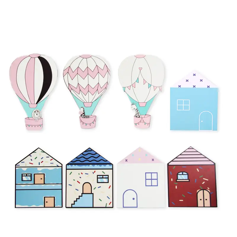 Scandinavische Stijl Houten Kinderkamer Decoratieve Muur Sticker Drie-Dimensionale Cartoon Woonkamer Muurstickers