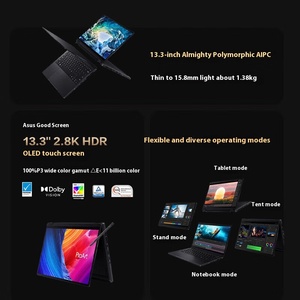 ASUS ProArt Creator 13 Edizione 2024 Ryzen AI 9 HX370 RTX4060 <span class=keywords><strong>Laptop</strong></span> con <span class=keywords><strong>Touchscreen</strong></span> 2.8K, 32GB RAM, 1TB SSD - Product Image 2