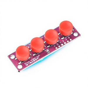 Módulo de Interruptor Independiente de Cuatro Teclas de Tacto Ligero, Compatible con 3.3V/5V para Placa de Desarrollo Raspberry Pi 51, Kit de Microcontrolador - Product Image 3