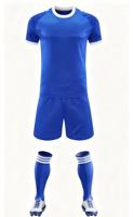 Ensemble de tenue de football personnalisée par sublimation, ensemble sportif en polyester à séchage rapide, maillot, short, chaussettes, logo d'équipe personnalisé, nom, numéro