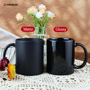 Custom Logo Blank Sublimation <b>Ceramic</b> <b>Mug</b> <b>Travel</b> Souvenirs Black Reusable Water Tea Milk <b>Ceramic</b> Coffee <b>Mug</b> for Promotional Gift - Product Image 2