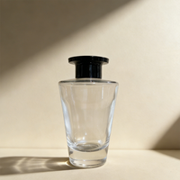 Offre Spéciale – Bouteille diffuseur en verre transparent gravé à l'acide avec bâtonnets, tailles 100ml/200ml/500ml, ouverture facile, emballée en cartons