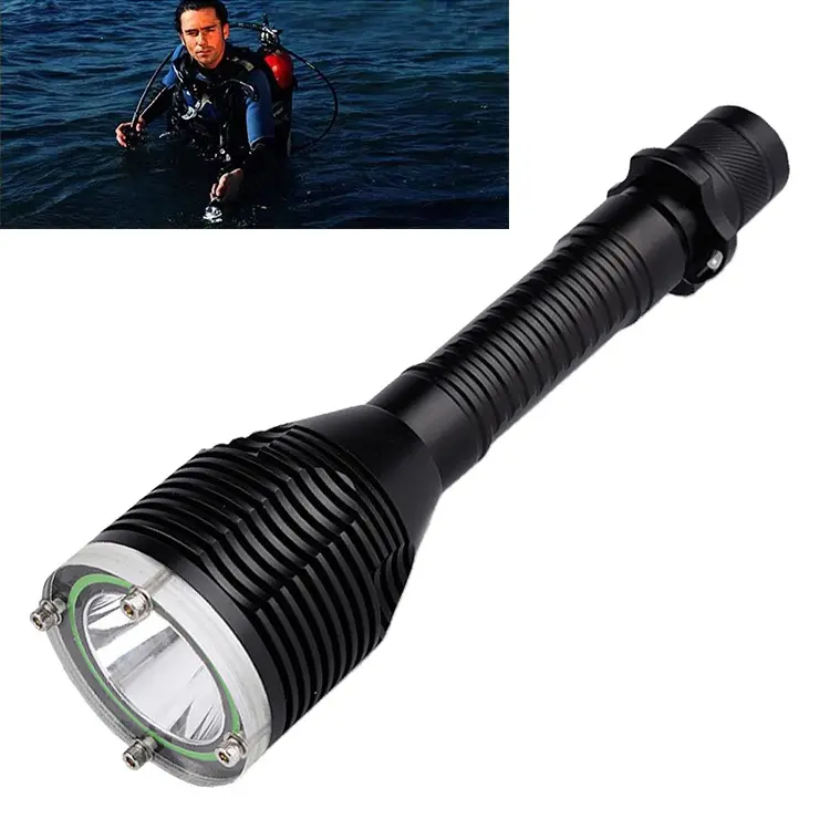 LEDUN - Led Diving Torch Waterproof Rechargeable Taschenlampe 10W Led Professional Camping Underwater Flashlight