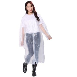 Nouvelle conception <span class=keywords><strong>2022</strong></span> – Imperméable long en PE personnalisé avec logo imprimé, coupe-vent, pour une personne, idéal pour le camping, le travail et les activités de plein air. - Product Image 3