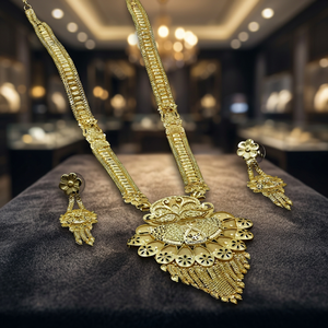 Wholesale 14K 18K 24K Micro Gold Filled Traditional Design <b>Necklaces</b>, Fashion Jewelry Micro Gold Plated Forming <b>Long</b> Jewelry Set - Product Image 5