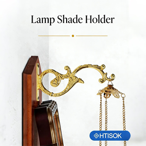 Gancio per Icone della Chiesa Ortodossa HT - Gancio da Parete in Lega di Zinco Placcato Oro 17CM * 8.5CM Opzionale per Supporto Icone Decorazione per Culto - Product Image 1