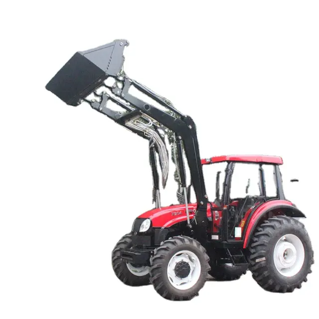 4 in1バケットLoaderにYTO 554 Tractor出荷する準備