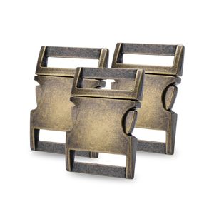 Metalls eitige Entriegelung schnalle Zoll Gurts chnalle Paracord Armband Clip Verschlüsse für Lederband, Hunde halsbänder, Gurte, Gürtel - Product Image 3