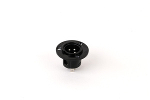 Hochwertiger 3-poliger runder XLR-Lautsprecher anschluss für Stecker/Buchse Audio-Mikrofon buchse Silber/Schwarz - Product Image 5