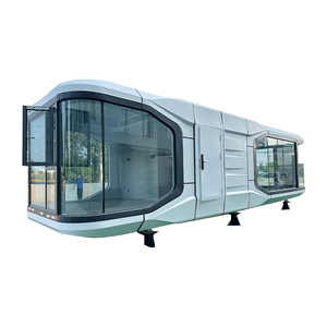 Bon prix Maison mobile capsule spatiale <span class=keywords><strong>Petite</strong></span> maison moderne préfabriquée Maison <span class=keywords><strong>en</strong></span> conteneur Camping Pod - Product Image 2