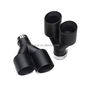 Xuante Racing Performance Universal Car 304 <span class=keywords><strong>salida</strong></span> doble de acero inoxidable para sistema de <span class=keywords><strong>escape</strong></span> <span class=keywords><strong>Akrapovic</strong></span> puntas de silenciador de tubo de <span class=keywords><strong>escape</strong></span> - Product Image 2