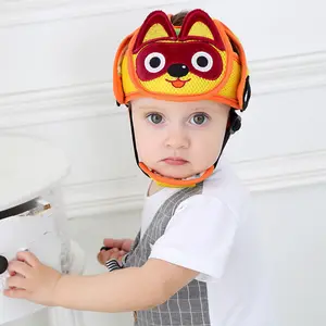 Casco de seguridad para caminar para niños pequeños, protector de cabeza  ajustable, sin golpes, protector de cabeza para niños, anticaídas, gorra de