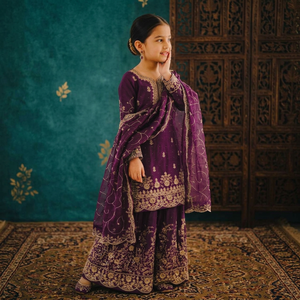 Trending Launching New Designer Party Wear Look Embroidery Sequence Work <b>Top</b> Sharara & Dupatta Se - Product Image 1