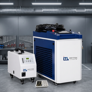 Soldadora Láser de Fibra Refrigerada por Aire de Alta Precisión con Gabinete Cerrado para Procesamiento de Metales - Product Image 3
