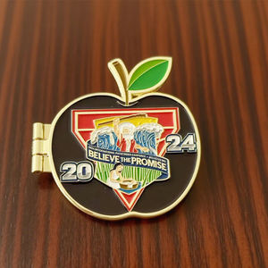 20 tahun pabrik disesuaikan percaya pada janji syal cincin Slider Pathfinder canggih Christian Camporee keras Enamel Pin kerah - Product Image 5