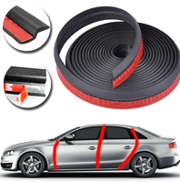 Bande d'étanchéité insonorisante pour vitres de voiture de type D, en mousse EPDM creuse, avec caoutchouc extrudé moulé par soudage