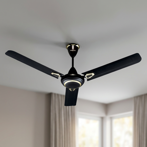 Ventilateur de plafond électrique KIMATSU élégant de 1200 mm à 3 pales, en métal inoxydable, avec commande mécanique, pliable, pour la maison et l'hôtel - Product Image 3