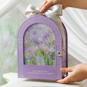 Cajas de Regalo Funcionales de Lujo para Bodas, Cajas de Regalo Personalizadas con Asa, Caja Misteriosa para Regalos de Azúcar - Product Image 3