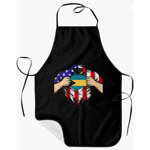 <span class=keywords><strong>Delantal</strong></span> llamativo con la bandera de Bahamas para cocina, resistente al agua, para mujeres y hombres, para cocinar, hornear, jardinería, un regalo para un amigo - Product Image 5