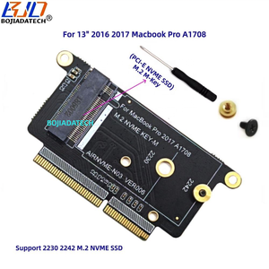 NGFF M.2 M-Key Key B + M 2230 2242 PCIE X4 M2 NVME SSD Converter Adapter Card pour 2016 2017 13 "Macbooks Pro <span class=keywords><strong>A1708</strong></span> - Product Image 1