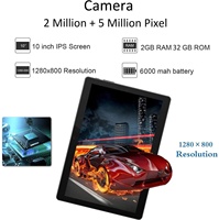 Tablette PC 10.1 pouces usage domestique 4G Octa Core Android tablette professionnelle 4 Go Ram 64 Go Rom tablette Android avec carte SIM Wi-fi 5g