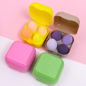 กล่องสีไข่แบบอเนกประสงค์เนื้อนุ่มพิเศษ 4 ช่อง ฟองน้ำแต่งหน้าแบบแห้งและเปียก ไม่ดูดซับน้ำ - Product Image 2