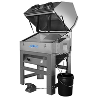 Nouvelle cabine de sablage électrique à eau haute performance, réservoir de solvant 400L, pompe de polissage, éclairage LED, haute qualité