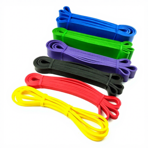 Juego de Bandas de Resistencia de Látex de Grado Gimnasio para Asistencia en Dominadas, Bandas Elásticas con Logotipo Personalizado para Levantamiento de Pesas, Entrenamiento en Casa, Movilidad y Estiramiento - Product Image 1