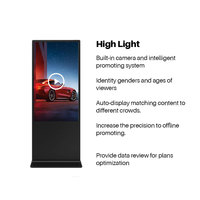 Nouvelle solution de promotion système d'affichage Ai Android moniteur LCD télécommandé avec système d'IA favorisant l'affichage de la signalisation numérique