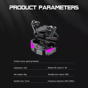 หูฟัง <span class=keywords><strong>True</strong></span> Wireless TWS สำหรับเล่นเกม X15มืออาชีพพร้อมจอแสดงผลดิจิตอลตัดเสียงรบกวนสำหรับ5.1 IPX6กันน้ำ - Product Image 6