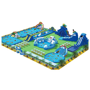 Parc aquatique extérieur personnalisé, aire de jeux aquatique commerciale en fibre de verre pour parc d'attractions - Product Image 3