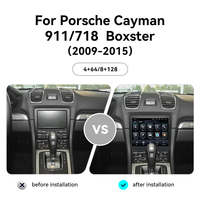 Écran de navigation multimédia 8,4 pouces pour Porsche Boxster/911/718 12-18 avec fente pour carte SMI intégrée et CarPlay
