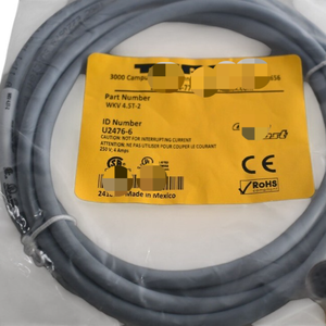 Nuevo Wk 4,5 T-2 Cordset, ángulo recto M12 hembra a extremo de corte, gris, 5 Cond, 2 Automatización industrial lista original - Product Image 1