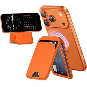 2025ใหม่ที่ใส่บัตรแม่เหล็กหนังพร้อมที่ยึดฟัง<span class=keywords><strong>ก</strong></span>์ชั่นลดกระหน่ำ<span class=keywords><strong>ก</strong></span>ระเป๋าสตางค์แม่เหล็กหนัง PU สำหรับ IPhone12-17 PRO MAX - Product Image 1