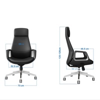 Nouveau modèle moderne ergonomique réglable luxe en cuir PU chaise de bureau directeur patron exécutif chaise appui-tête réglable