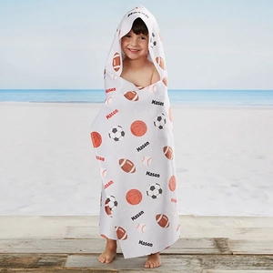 Serviette de plage personnalisée avec nom ludique pour bébé, serviette de bain pour <span class=keywords><strong>piscine</strong></span>, cadeau de vacances - Product Image 6