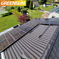Kits de systèmes solaires domestiques Greensun de haute qualité, de 5 kW à 30 kW, systèmes solaires de toiture plug-and-play, vente directe d'usine