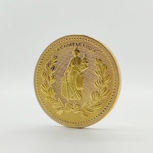 Moneta del <span class=keywords><strong>Giuramento</strong></span> di Sangue di John Wick, Token d'Oro di Keanu Reeves con Impronta Digitale, Medaglia della Dea della Pace, Regalo Cinematografico - Product Image 2