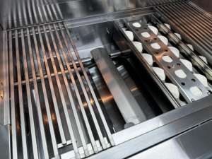 Carrinho de Ilha de Cozinha Externa Luxuoso e Profissional com Churrasqueiras a Gás GLP Estilo Embutido de Metal Durável para Uso Doméstico - Product Image 3