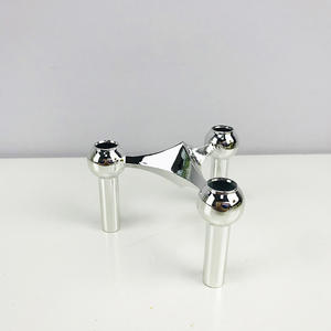 Minimalist tarzı üçgen mumluk şamdan süsler Metal kombinasyonu restoran ev el sanatları - Product Image 1