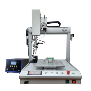 Station de soudage automatique TOKIMEKU, contrôle 4 axes, haute répétabilité +/-0,02 mm, température 500°C, capacité de charge 15 kg - Product Image 1