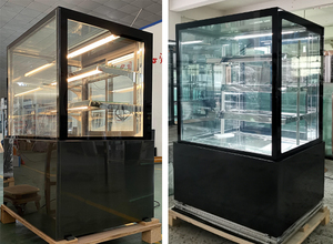 <span class=keywords><strong>Mini</strong></span> bánh hiển thị cupcake tủ lạnh sô cô la kẹo kính trưng bày bánh hiển thị mát - Product Image 5