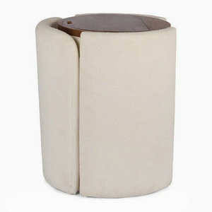 Ensemble Coiffeuse Moderne et Confortable en Cuir PU avec Miroir et Rangement, pour Salon de Beauté, Onglerie, <span class=keywords><strong>Maquillage</strong></span>, <span class=keywords><strong>Chambre</strong></span> et Hôtel, <span class=keywords><strong>Table</strong></span> de Coiffeuse Modulaire - Product Image 3