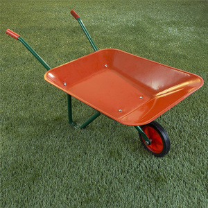 Carrinho de Mão Infantil de Plástico com Roda Única e Alças de Borracha para Brincadeiras ao Ar Livre - Product Image 6