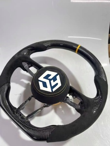 Volante Deportivo de Cuero y Fibra de Carbono para Mazda 3 6 CX5 RX7 CX-4 CX-5 RX-8 Axela Atenza MX5 <span class=keywords><strong>CX3</strong></span> CX8 CX9 - Product Image 3