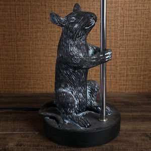 Luci <span class=keywords><strong>da</strong></span> <span class=keywords><strong>comodino</strong></span> retrò Hotel a forma di topo animale di nuovo Design con <span class=keywords><strong>paralume</strong></span> in lino - Product Image 6